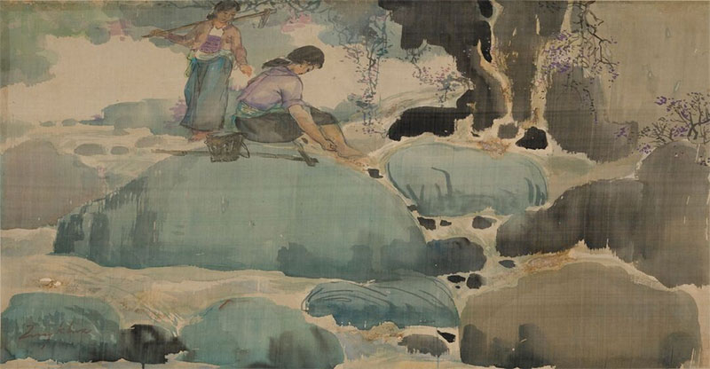 Origin of Vietnamese Silk Paintings